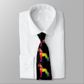 Cravate Grand Danois abstrait (Attaché)
