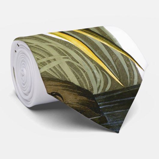 Cravate Grand héron bleu, John James Audubon Fine (Roulé)