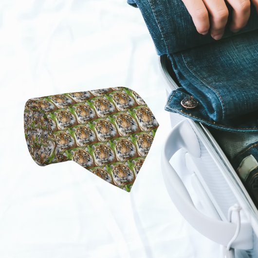 Cravate Grand Motif de tigre de chat