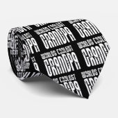 Cravate Grand-père Cool, grand-père des mondes (Roulé)