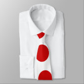 Cravate Grand pois rouge sur l'arrière - plan (Attaché)
