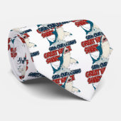 Cravate Grand requin blanc (Roulé)
