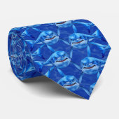 Cravate Grand requin blanc (Roulé)