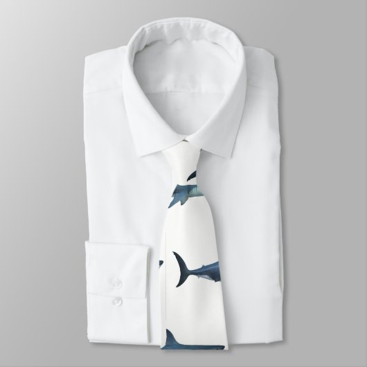 Cravate Grand requin blanc (Attaché)