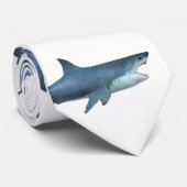 Cravate Grand requin blanc (Roulé)