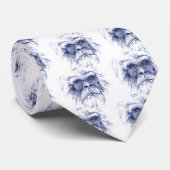 Cravate Grand Sasquatch bleu (Roulé)