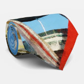 Cravate Grande roue de près (Roulé)