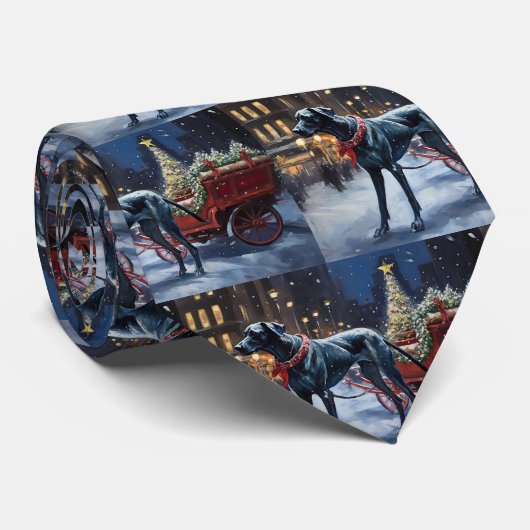 Cravate Grande saison de Noël Dane (Roulé)
