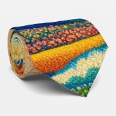 Cravate Grande vague, vague au large de Kanagawa v2 (Roulé)