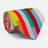 Cravate Grandes Couleurs Minces (Roulé)