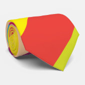 Cravate Grandes Diagonales colorées Modernes (Roulé)