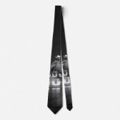 Cravate Grant Park Chicago Grayscale Neck Tie (Devant)