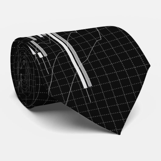 Cravate Graphique à bougies FM (Roulé)