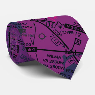 Cravate Graphique aéronautique