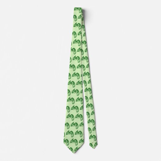 Cravate Graphique Chameleon (Devant)