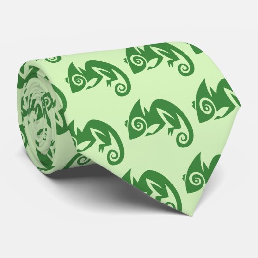 Cravate Graphique Chameleon (Roulé)