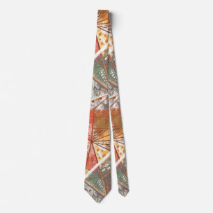 Cravate graphique géométrique