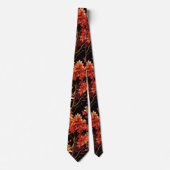 Cravate Graphique Motif sans couture Red Fall Maple Tree (Devant)