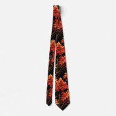 Cravate Graphique Motif sans couture Red Fall Maple Tree (Dos)