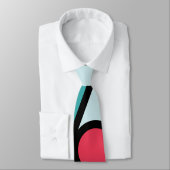 Cravate Graphiques abstraits de style d'art de bruit de (Attaché)