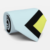 Cravate Graphiques abstraits de style d'art de bruit de (Roulé)