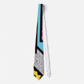 Cravate Graphiques abstraits de style d'art de bruit de (Devant)