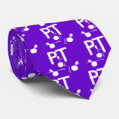 Cravate Graphiques uniques de cadeaux de physiothérapeute (Roulé)