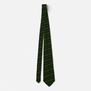 Cravate Gratté vert et noir
