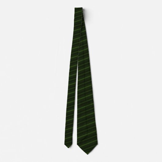 Cravate Gratté vert et noir (Dos)