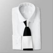 Cravate Gravé (noir et blanc) | Horizontal) personnalisabl (Attaché)