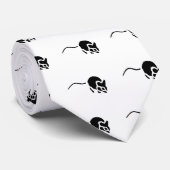 Cravate Gravure du bois vintage de souris (Roulé)