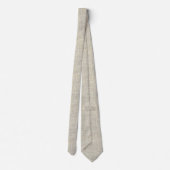 Cravate gray FAUX burlap rafia pays texture rustique (Dos)