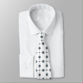 Cravate Gray Polka Dots, Polka Dot Pattern, Dots (Attaché)