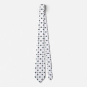Cravate Gray Polka Dots, Polka Dot Pattern, Dots (Devant)