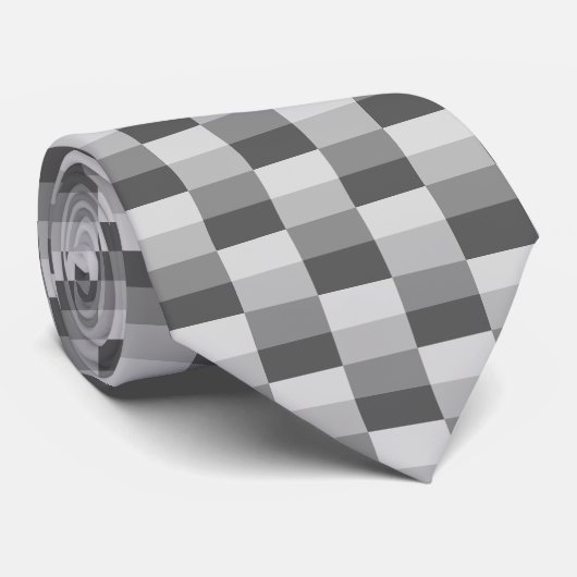 Cravate Gray Shades Color (Roulé)