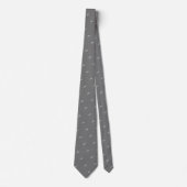 Cravate Gray Shark Small Animal Pattern (Devant)
