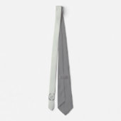 Cravate Gray Wreath Avec Monogramme Mint-Green Tin Stripes (Dos)