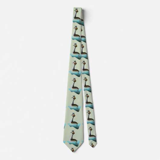 Cravate Grèbe huppée australienne Puteketeke (Devant)