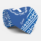 Cravate Grèce Cravates, affaires Grec Drapeau mode (Roulé)