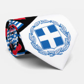 Cravate Grèce Drapeau Coeur Motif Patriotique Grecian Prid (Roulé)