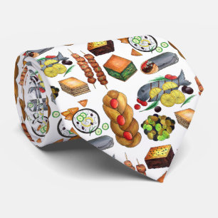 Cravate Grèce Méditerranéen Imprimer Cuisine grecque