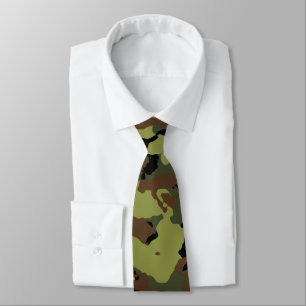 Cravate Green Camouflage