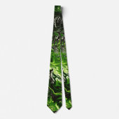 Cravate Green Flames (Devant)