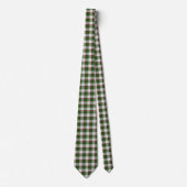 Cravate Green House and Mischka Gray Plaid Neck Tie (Devant)