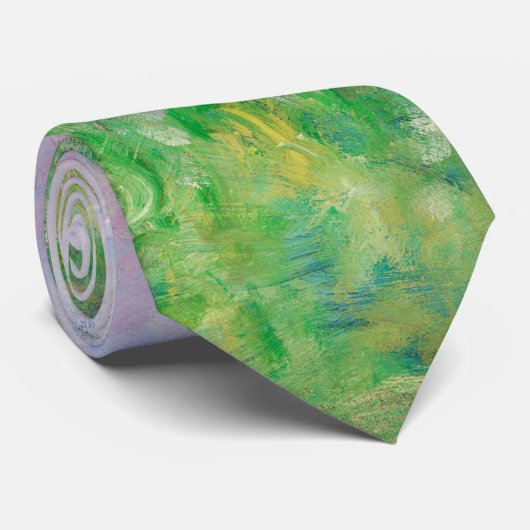 Cravate Green Meadow par Renoir Impressionniste Peinture (Roulé)
