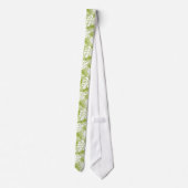 Cravate Green Palm Feuille Rainforest Motif (Dos)