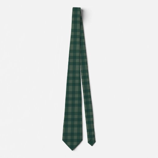 Cravate Green Plaid (Devant)