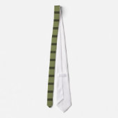 Cravate Green Retro Stripes Art Abstrait (Dos)