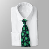 Cravate Green Starburst Neck Tie (Attaché)