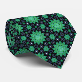 Cravate Green Starburst Neck Tie